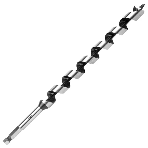 Miniatura 23 de Broca de taladro de 1-1/2 pulgadas x 9 pulgadas para madera, vástago hexagonal de 1-1/2 pulgadas, broca larga para madera suave y dura, plástico