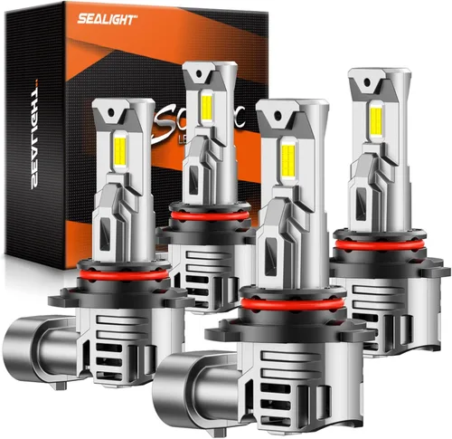 Miniatura 12 de Bombillas SEALIGHT H1, 30000 lm 6500 K Bombillas antiniebla H1 con ventilador de refrigeración, tamaño 1:1 mini para vehículos todo terreno ATV/UTV