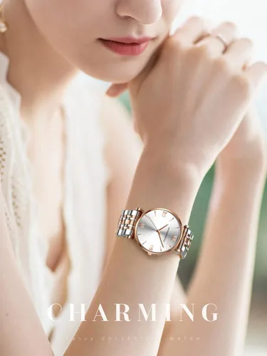 Miniatura 6 de Hannah Martin - Reloj de moda para mujer de cuarzo para mujer Moda de lujo