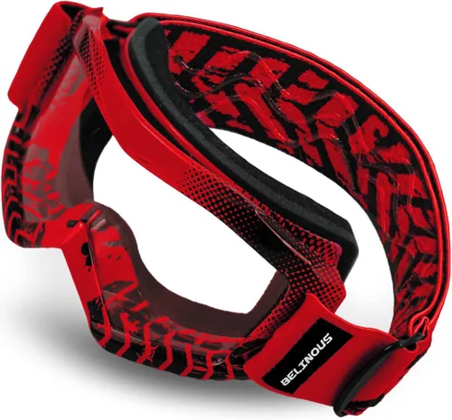 Miniatura 9 de BELINOUS - Gafas de protección para niños para ATV, moto de cross, motocicleta, motocross MX, gafas de moto de cross para jóvenes para niños de 3 a