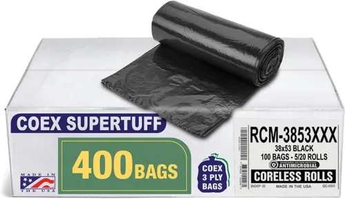 Miniatura 32 de Aluf Plastics - Bolsas de basura de 20-30 galones, (paquete de 100) 1.1 mil (equiv) bolsas de basura de plástico de baja densidad, 30 x 36 pulgadas