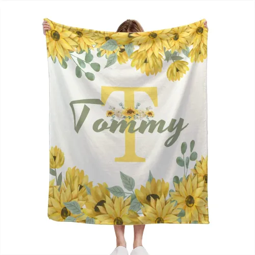 Miniatura 17 de Mantas de bebé personalizadas con nombre, mantas de bebé personalizadas para niñas y niños, manta suave con nombre para niños, regalos Tropical