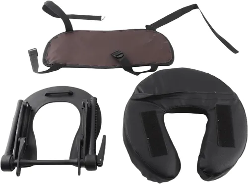 Miniatura 3 de Reposacabezas de masaje para cama, almohada de masaje para la cara, almohada de masaje boca abajo, ajustable y plegable, almohada de cuna facial