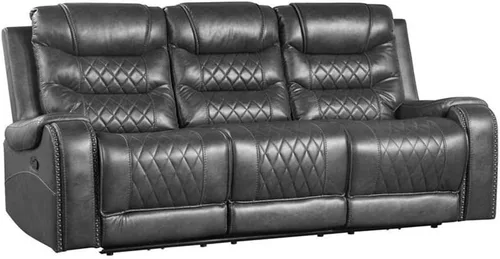 Miniatura 20 de Lexicon Derringer Wall Hugger Power - Sofá reclinable doble, color marrón