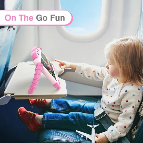 Miniatura 6 de Tableta infantil de 7 pulgadas para niños de 3 a 7 años, tableta para niños pequeños con juegos educativos, tabletas de 32 GB para niños con Rosa