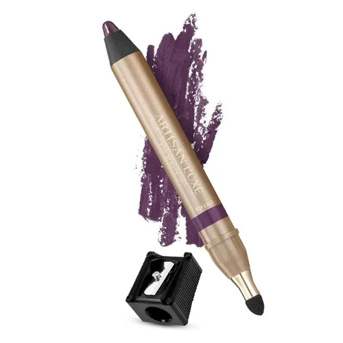 Miniatura 10 de Artisan L'uxe Beauty Velvet Jumbo Delineador de ojos verde oliva con afilador gratuito Maquillaje mezclable para ojos ahumados – Delineador