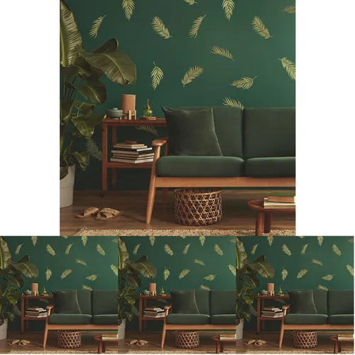 Miniatura 6 de RoomMates RMK4997SCS - Calcomanías de pared con palmera dorada