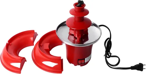 Miniatura 7 de Máquina eléctrica de 3 niveles para fondue de chocolate para fiestas, fuente de chocolate con placa desmontable grande, alta capacidad, perfecta