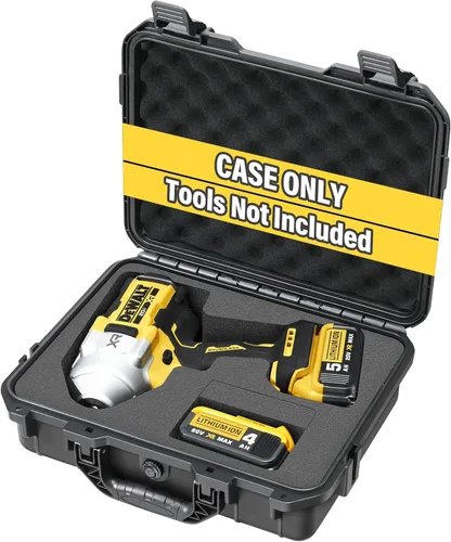 Miniatura 8 de Funda para llave de impacto y dinamométrico Dewalt - Caja de herramientas dura impermeable para juego Dewalt, bolsa de kit combinado de herramientas