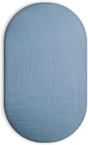 Miniatura 40 de Sábana de moisés para bebé niño y niña, sábanas ajustadas para colchón de moisés rectangular, ovalado, de reloj de arena, sábanas de cesta de Moisés
