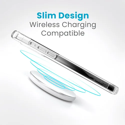 Miniatura 5 de Speck Funda transparente para iPhone 15 Pro Max, protección contra caídas, resistente a los arañazos, no se amarillea, funda para teléfono de 6.7