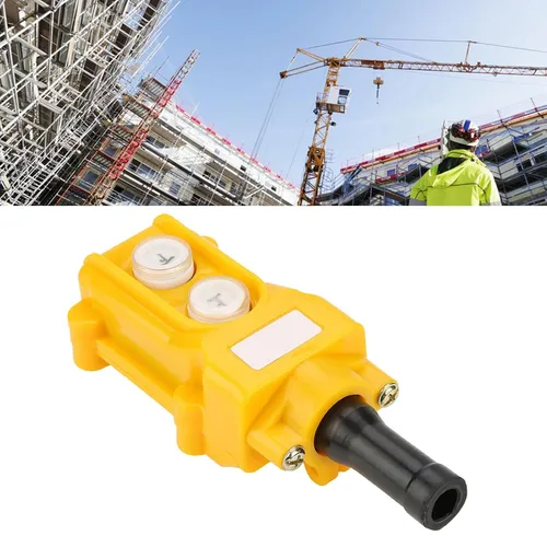 Miniatura 8 de Hilitand Interruptor de botón de elevación Controlador colgante de elevación de cadena de grúa AC 250-500V COB-61 Up Down Switch Control Station