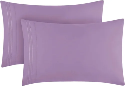 Miniatura 61 de Mellanni Fundas de almohada – Fundas de almohada lujosas, extrasuaves, refrescantes – 2 fundas de almohada de la colección Iconic – Cierre de sobre
