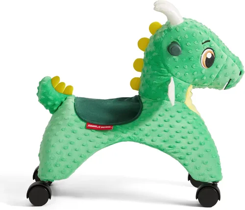 Miniatura 14 de Radio Flyer Juguete de Montar de Peluche para Niños Pequeños – Juguete de Montar Rodante Suave y Acolchado para Niños de 1–3 Años, Juguete de Empuje