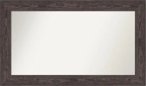 Miniatura 371 de Amanti Art Espejo personalizado, espejo de baño negro puente, espejo de pared o espejo de tocador de baño sobre el fregadero (26 x 26 pulgadas)