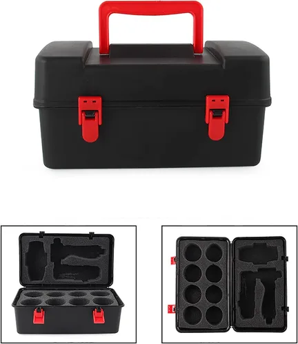 Miniatura 3 de Bey Battling Top Estuche de almacenamiento, 12 piezas Burst Tops Estuche de almacenamiento Spinning Top y Launcher Set Caja de almacenamiento