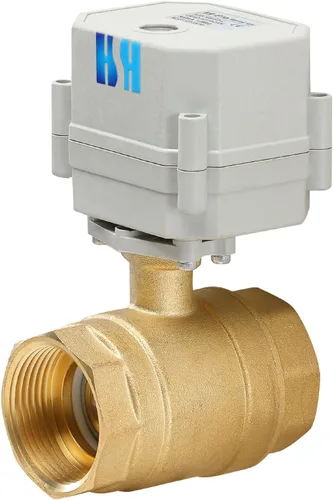 Miniatura 2 de 2 vías 1" 12VDC 9-24VDC 0-10V NPT Válvula de bola motorizada de control de modulación integral proporcional