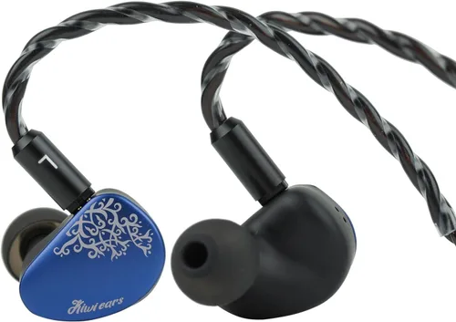 Linsoul Kiwi Ears Cadenza II - Monitor de oído de titanio de 0.394 pulgadas, auriculares IEM con cable de alta fidelidad con KARS 2.0, equilibrio