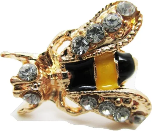 Miniatura 4 de Pendientes de poste de Bumble Bee - Nuevo - Par!, Oro amarillo