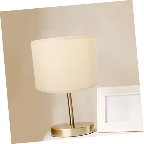 Miniatura 9 de Uonlytech Elegante pantalla de lino beige de repuesto para lámpara de pie de lino, pantalla de escritorio, fácil de instalar, clips extraíbles