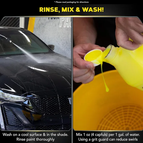 Miniatura 4 de Meguiar's El mejor lavado y cera, jabón y cera de lavado de autos limpia y brilla en un solo paso, brilla y protege con un limpiador de pintura