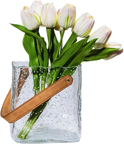 Miniatura 2 de Jarrones luminosos de cristal hechos a mano, adornos de escritorio, estación de propagación, soporte para plantas para decoración del hogar y boda