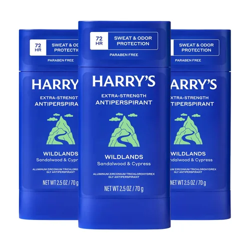 Miniatura 12 de Harry's Desodorante antitranspirante extra fuerte, antitranspirante para control del sudor y el olor para hombres, secuoya, 2.5 onzas, paquete de 3