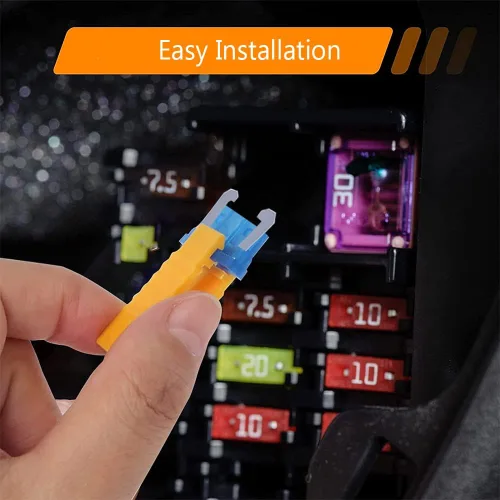 Miniatura 5 de Kit surtido de fusibles estándar 3A 5A 7.5A 10A 15A 20A 25A 30A Mini fusibles de inserción coloridos para automóvil, barco, camión, SUV automotriz