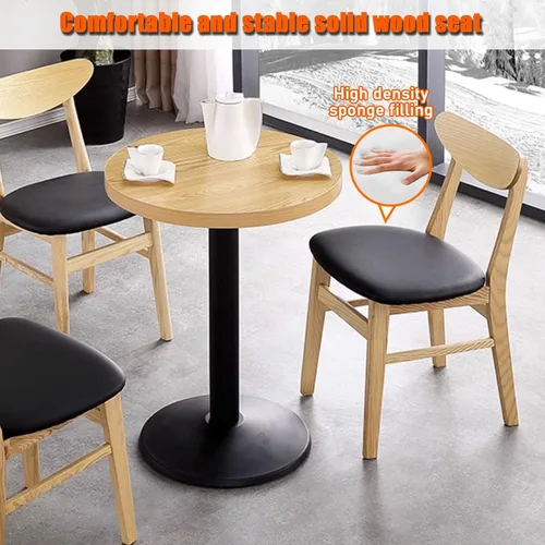 Miniatura 5 de YVYKFZD Juego de mesa de comedor de cocina de 5 piezas, juego de mesa y silla de club, mesa redonda de negociación, mesa de negociación para sala