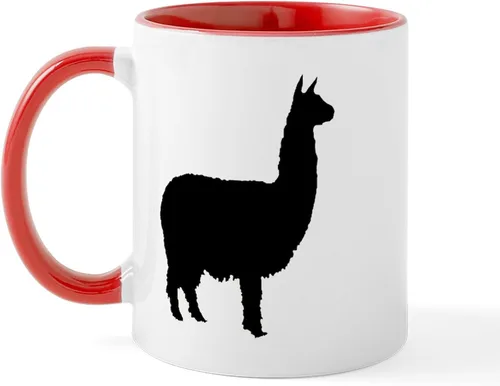 Miniatura 26 de CafePress A Is For Alpaca Taza de café de cerámica de 11 oz (11.0 fl oz)