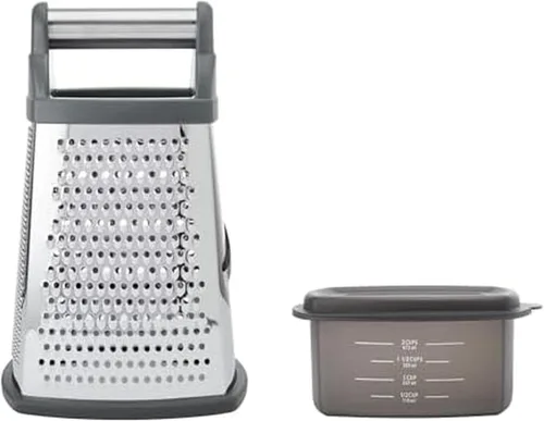 KitchenAid Rallador de caja gourmet, color gris oscuro, 10 pulgadas Gris-Carbón