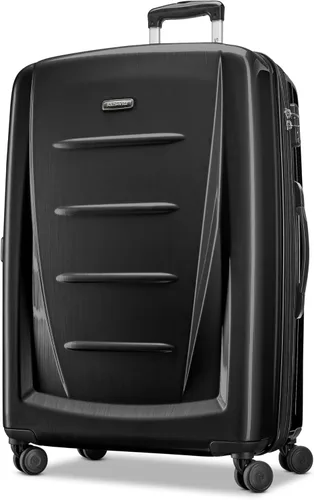 Miniatura 48 de Samsonite Winfield 2 Equipaje rígido con ruedas giratorias, Carbón vegetal, Grande de 28 pulgadas, a cuadros