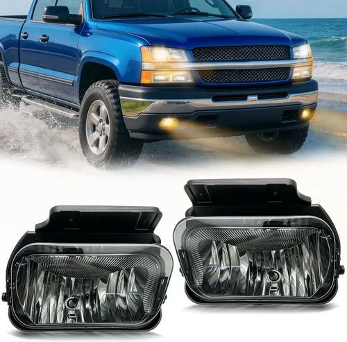 Miniatura 46 de Luces antiniebla compatibles con Chevy Silverado 1500 2500/2001 2002 Silverado 1500HD 2500HD 2500HD 3500/2000-2006 Tahoe Suburban 1500 2500