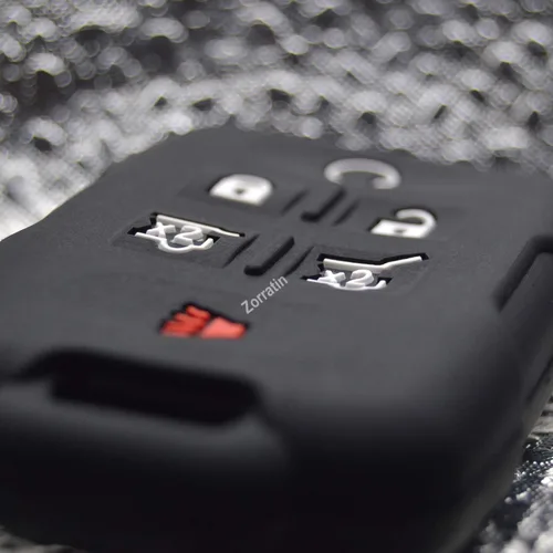 Miniatura 6 de Protector de silicona para llavero con control remoto GMC Yukon y Chevrolet Suburban Tahoe 2015-2020 SUV con encendido de llave giratoria