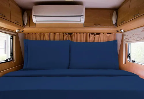 Miniatura 63 de Mocassi Juego de sábanas de lujo de 4 piezas, calidad prémium de hotel de 1800 hilos, ajuste fácil, sábanas y fundas de almohada resistentes a