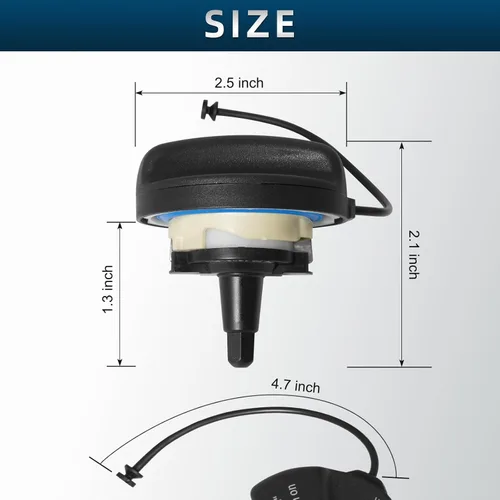 Miniatura 7 de Tapa del depósito de combustible compatible con Mini Cooper y BMW X1 X2 X3 X4 X5 X6 128i 135i 228i 320i 323i 325i xi 328i 330i 335i 428i 525i 530i