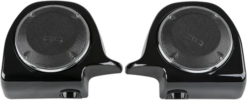 Miniatura 11 de Green-L - Rejilla inferior ventilada para piernas con altavoces de 6.5" para Harley Touring Road King Street Glide Electra Glide Ultra Modelos antes