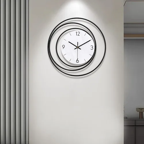 Miniatura 7 de Dankeit - Reloj de pared decorativo, movimiento de cuarzo de calidad silencioso sin tictac, operado con pilas, relojes de pared grandes