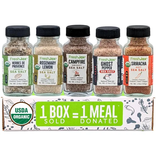 Miniatura 13 de FreshJax Set de Condimentos para Desayuno con Caja de Regalo – 5 Especias Orgánicas para Huevos, Omelettes, Tostadas de Aguacate, Panqueques, Avena