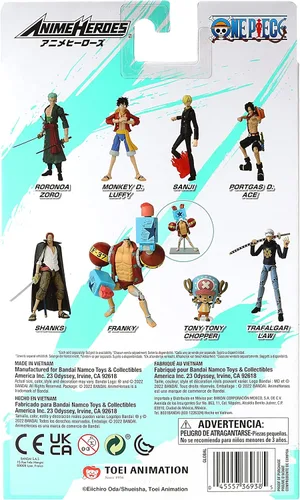 Miniatura 3 de BANDAI Figuras de una pieza Franky Figura de acción Figura articulada de 6.7 in con soporte de exhibición de accesorios Regalo de juguetes