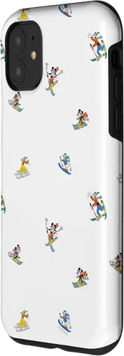 Miniatura 2 de iPhone 11 Disney Mickey & Pals - Funda para vacaciones de esquí de invierno
