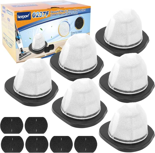 Miniatura 9 de KEEPOW Filtros de vacío 2030 aptos para aspiradora Bissell Featherweight 2030, 2030L, 20303, 20306, 20307, 20309, 2030H, 2030V, 2030X, 2030Z (3+6)
