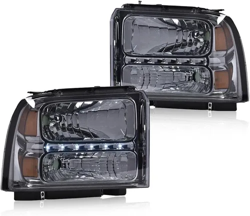Miniatura 35 de G-PLUS Faros delanteros delanteros para Ford F250 F350 F450 F550 Super Duty 1999-2004; compatible con Ford Excursion 2000-2004 lente transparente
