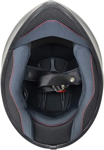 Miniatura 7 de GDM VENOM - Casco de motocicleta con intercomunicador bluetooth GDM HyperSonic Negro mate - Escudos cromados y transparentes.