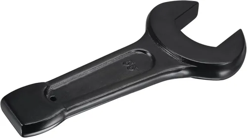 Miniatura 4 de uxcell Llave de golpe de extremo abierto de 2.165 in, herramienta de mano de llave de cabeza única de acero de alta resistencia