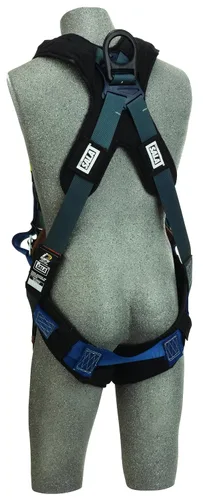 Miniatura 2 de 3M DBI-SALA ExoFit XP 1110844 Arnés de nailon con arco flash, anillo en D trasero de PVC, bucles de rescate web, acolchado cómodo Nomex/Kevlar