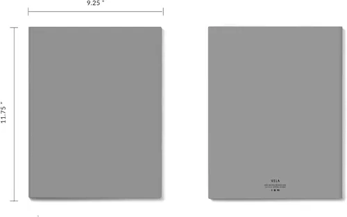Miniatura 7 de Vela Sciences B7-B - Cuaderno expandido de laboratorio de tapa blanda, 9.25 x 11.75 pulgadas (9.3 x 11.8 in), 144 páginas, encuadernado permanente