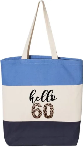 Miniatura 4 de Hello 60 Leopard Tote, 60Th Birthday Gift idea, 60th Birthday Present