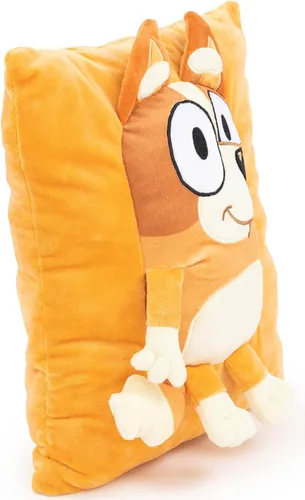 Miniatura 2 de Bluey Almohada Cojín de Bingo Snuggle – Cojín decorativo de felpa súper suave – Mide 13 pulgadas (producto oficial)