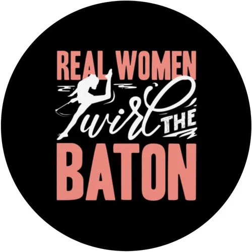 Miniatura 3 de Baton Twirling Majorette Real Women Twirl The Baton PopSockets Swappable PopGrip